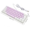 Gaming Keyboard USB 61 Keys Ergonomic Contrast Color 6 RGB
