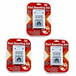 Riddex Plus 3 pack Riddex Pest Repelling Aid Electronic Rodent Roaches Ants Spiders