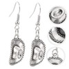 Beavorty Cowgirl Hat Dangle Earrings Western Jewelry for Women Durable