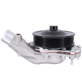 NewYall Engine Water Pump and Thermostat Kit with Bolts Gaskets Connector 5.0L for Jaguar FType XJR XF XFR XK XKR XFR-S XKR-S XJ Land Rover Discovery LR4 Range Rover Range Rover Sport