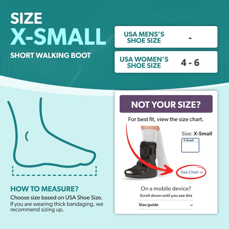 BraceAbility Short Walking Boot - Orthopedic Medical Walker Cast for