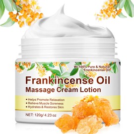 Frankincense Balm for Anti-Aging, Muscle Support – Deep Moisturizing Frankincense Cream for Sensitive Skin, Dry Skin – Skincare Moisturizer for Men & Women