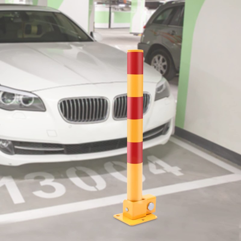 Spring Parking Post Folding Parking Obstacle Pole Automatic Locking Parking