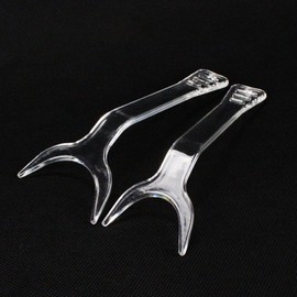 2 Dental Orthodontic Clear Teeth Intraoral Occlusal Photos Mouth Lip Retractor Photography Opener Large + Small Size