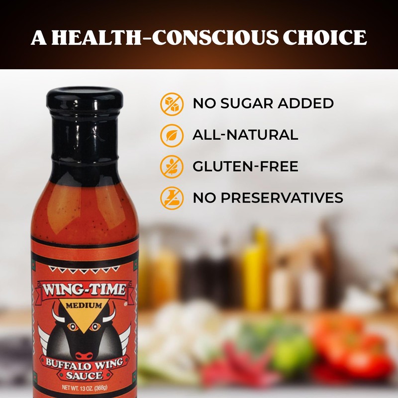 Wing-Time Buffalo Wing Sauce Medium (2)
