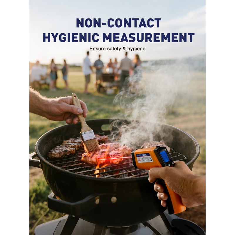 SMART JERRY - Infrared Thermometer Gun | Non-Contact Digital Temperature