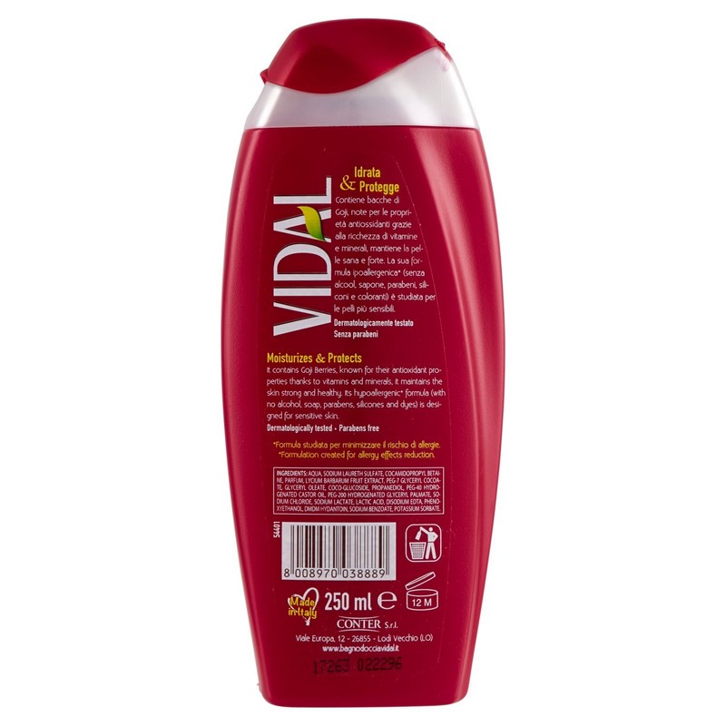 Vidal Shower 250 ml Goji Berries