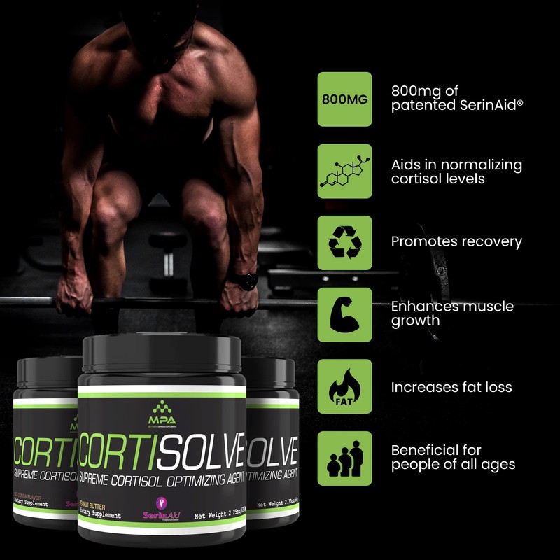 SleekMax MPA Supps CortiSolve - Supreme Cortisol Optimizing Agent Bundle