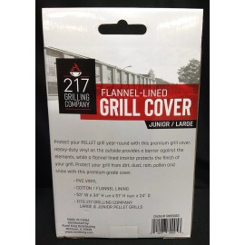 217 Grilling Company Outdoor sofa table chair heavy Flannel Lined Pellet Grill Cover 53 x 51 x 24