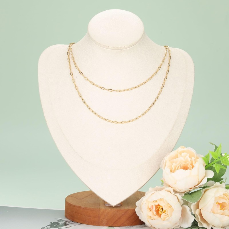 UMAOKANG 16.4 Feet Gold Plated Chain for Jewelry Making Stainless