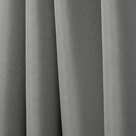 Exclusive Home Indoor/Outdoor Solid Cabana Grommet Top Curtain Panel, Medium Grey, 54x96, 2 Piece