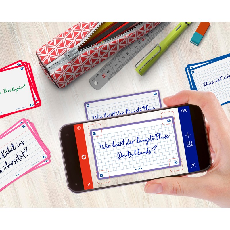 Oxford Flash 2.0 Index Cards A7, Flashcards, 75 x 125