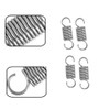 15 Pieces Tension Springs, 1.2 x 8 x 30 mm