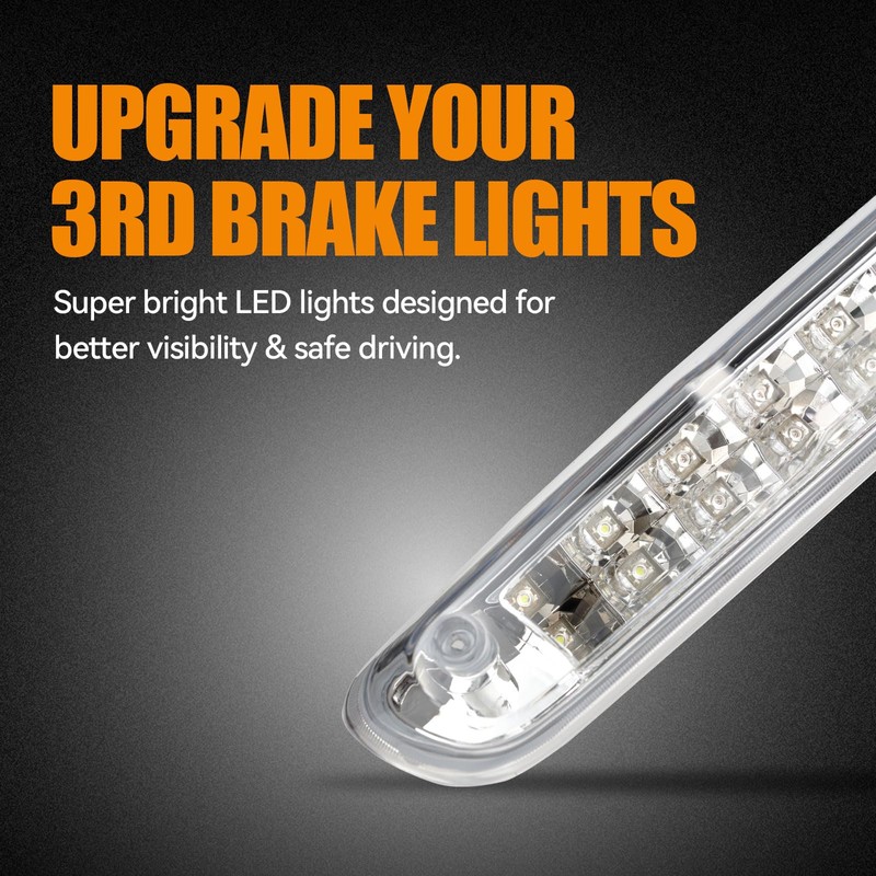 Cxdar Third 3rd Brake Light, LED High Mount Stop Light