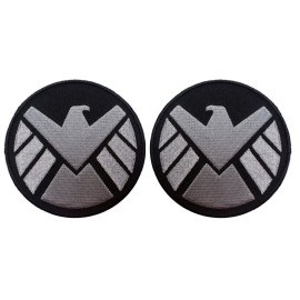 AVENGERS Movie SHIELD  IRON ON 3.5 INCH 2 PC Shoulder jaa15  PATCH
