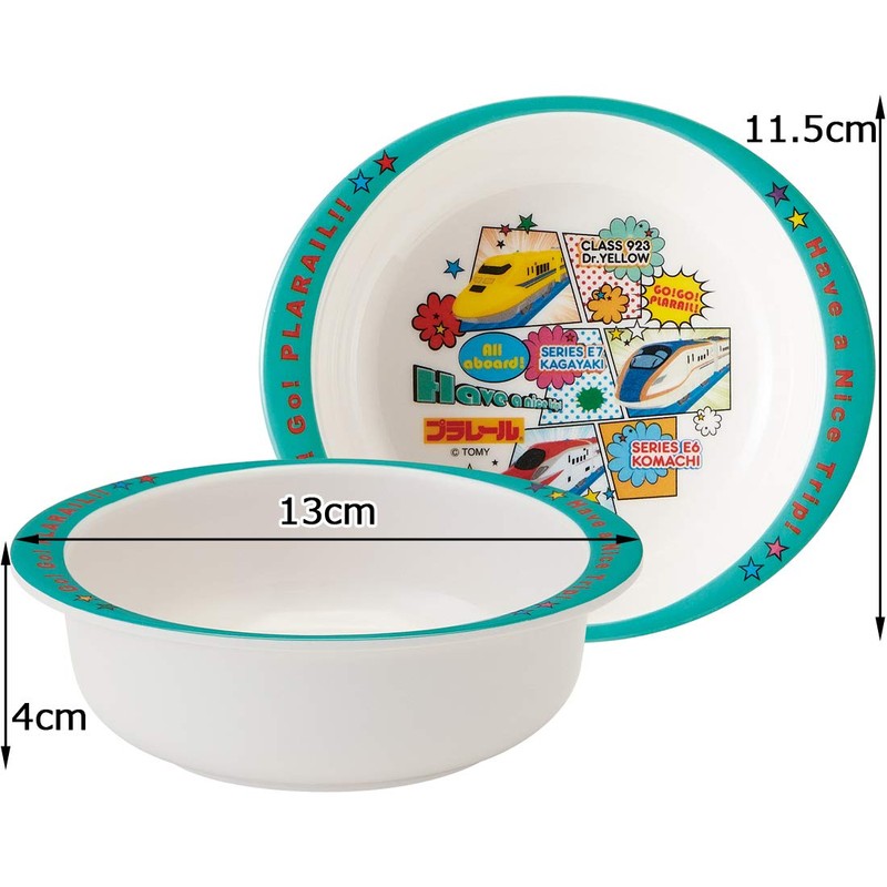 Skater M340-A Melamine Bowl Plarail 19, 9.2 fl oz (260