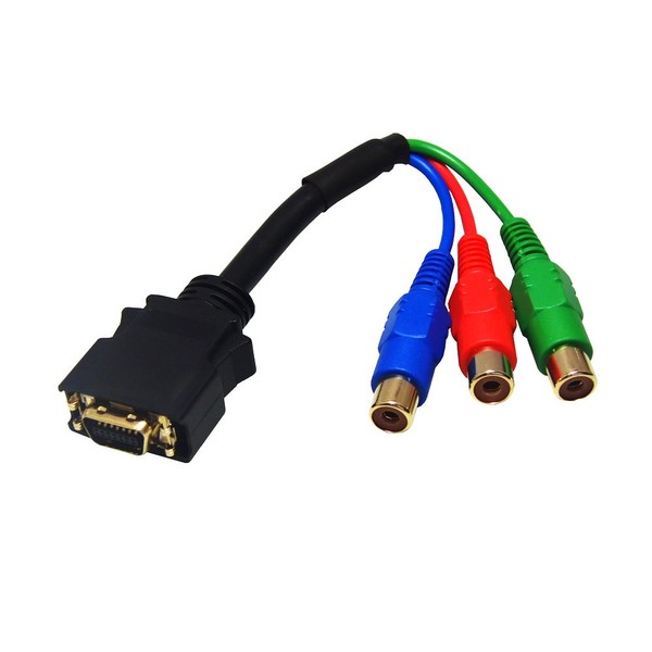 Hyacinth Part D Connectors Plug 4-Pin Terminals X 3 (Component) Conversion Cable 0.1 m Ad – 513 