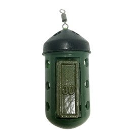 FLADEN Fishing - 10 x FEEDERS - CLOSED END MAGGOT Feeders Fishing Feeders Bulk Packs Available in Medium 20g or Large 30g - Great For Use With a Wide Range of Groundbaits (10 x 30g Feeders)