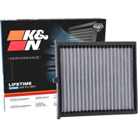 K&N Filtro de aire de cabina premium: alto rendimiento, lavable, flujo de aire limpio a su cabina: diseñado para modelos de vehículos Mazda 2012-2019 (6, 3, CX-5) VF2056 Compatible con Mazda 2012-2025: 3, 6, CX-5