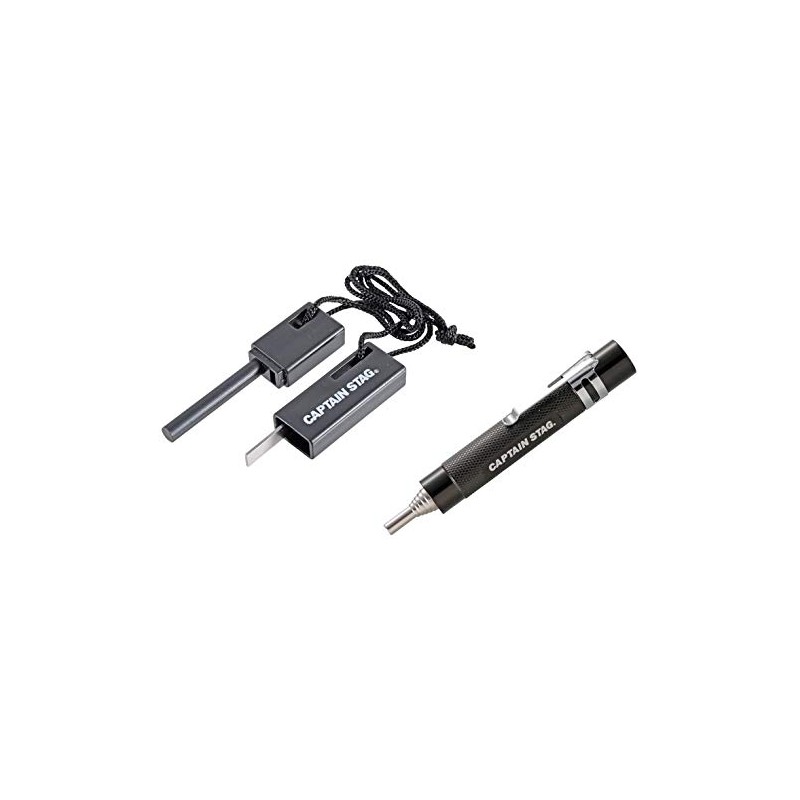 Captain Stag UG-3284 Fire Starter and Fire Starter Set, Flint,