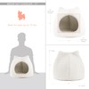 Best Friends by Sheri Meow Hut Fur Dome Pet Bed