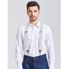 Men's Suspenders with Swivel Hooks and Elastic Straps Y-back, for