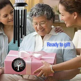 Memorial Wind Chimes for Loss of Loved One,Cardinal Wind Chimes Sympathy Wind Chime for Loss of Loved One,Windchimes in Memory of Loved One,Father Mother Bereavement Memorial Gifts for Remembrance