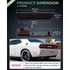 Dynamic Pink Purple LED Rear Side Marker Lights for 2011-2014