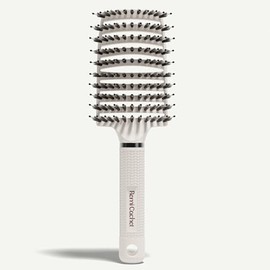 REMI CACHET Vented Blow Dry Hair Brush | Air Flowing for Quicker Drying & Less Heat Damage | Nyon Boar Bristles that Glide Through Natural and Hair Extensions