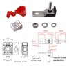 Battery Terminal Fuse Block Kit 200A 58V DC MRBF Terminal
