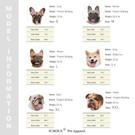 iChoue French Bulldog Frenchie Clothes Hoodies For Dogs Pug English Boston Terrier Bully Pitbull Corgi Sweatshirt Sweater Clothing - Grey/XLarge