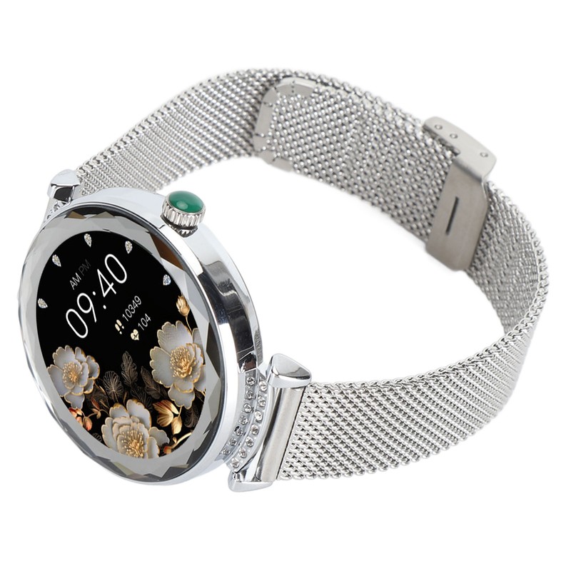 1.19in Smart Watch for Women with Rhinestone Smartwatch Bluetooth Call