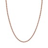 Honolulu Jewelry Company 14K Real Solid Rose Gold 1mm Rope