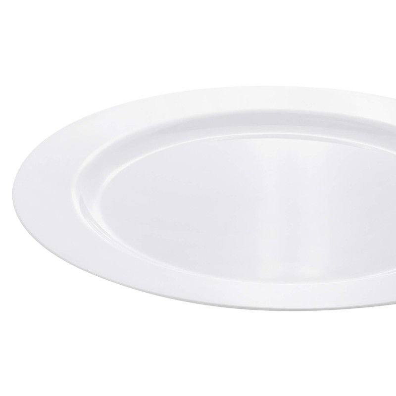 Gräwe Premium Disposable Plates 19 cm Sturdy with Silver Edge