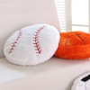Faxianther 17.7 Inches Plush Baseball Throw Pillow Fuzzy Stuffed Baseball