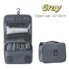 Hanging Toiletry Bag for Travel – Foldable Polyester Organizer with