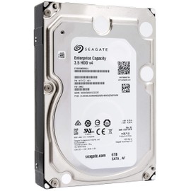 Seagate Enterprise Capacity 3.5 HDD 6TB 7200 RPM 512e SATA 6Gb/s 128MB-Cache 3.5-Inch Hard Disk Drive - ST6000NM0024 (Renewed)