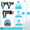 Monotre Bike Lock, 3.9 Feet 4-Digit Resettable Combination Password Anti-Theft