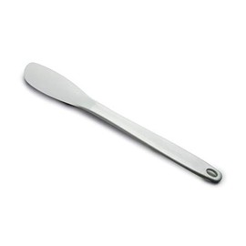 11" Long Flexible Heat Resistant Nylon Spatula Scraper - White