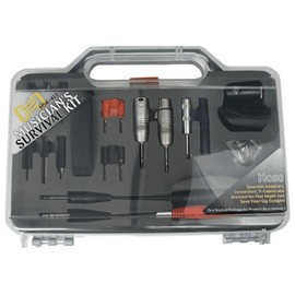Hosa MSK411 Musicians Survival Kit (Adapter, Connector, Y Cable and Accessories)