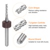 QUARKZMAN 10 Pieces Milling Cutter 1.8 mm Solid Carbide CNC