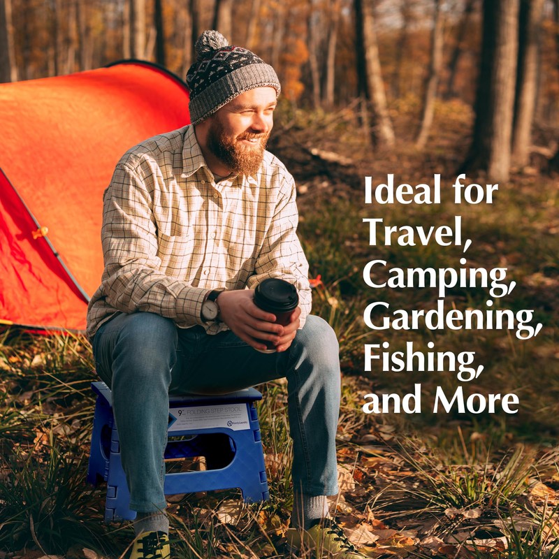 Handy Laundry Folding Lightweight Step Stool is Sturdy Enough to