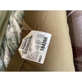 polartec PowerWool® Light Weight polartec power wool Army Green  grid fabric By The Yd