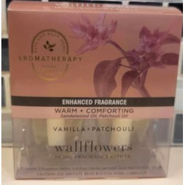 Wallflowers Home Fragrance Refills bulbs 2-Pack 1.6 Fl Oz VANILLA Patchouli
