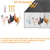 Chicken Coop Sun Shade Net, 90% UV Block 11.5x6.6 FT
