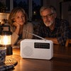 Portable AM/FM Emergency Radio – Battery-Powered Compact Radio with Telescopic