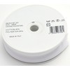 Inastri 25/5/5 mm Bias Binding-Col. 2959-WHITE-20m Roll, polycotton, White