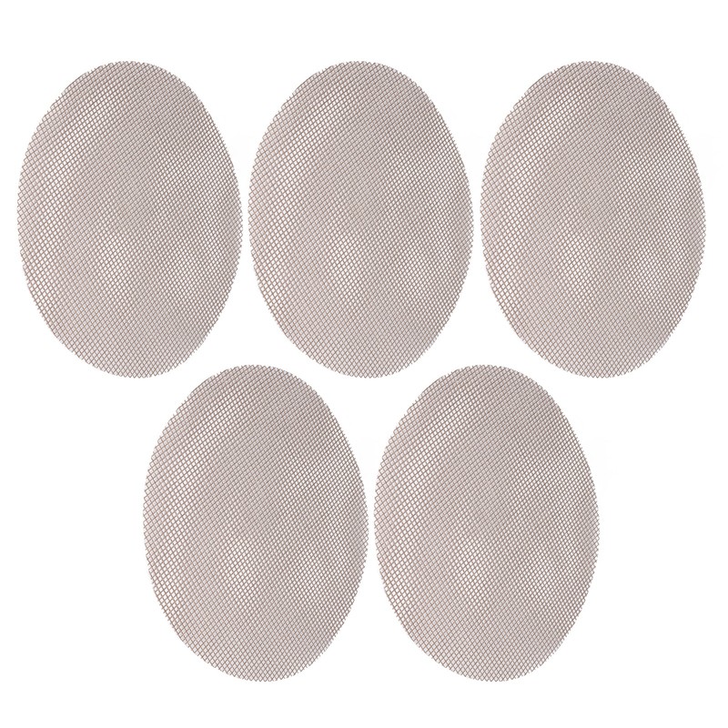 5Pcs High Temperature Resistant Barbecue Round Mat Reusable Non Stick