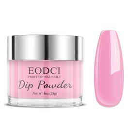 EODCI Pink Dip Powder, 1OZ Pro Nail Dip Powder for French Manicure Nail Starter & Professional Home DIY Salon Use Party Festival Gift Keep Long-lasting Dip Nails