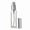 AC 1 oz [30 ml] Clear Square Glass Bottle With